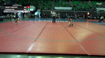 5A 126 lbs Quarterfinal - Karson Poe, Moody Hs vs Brody Chestnut, Saint Clair County