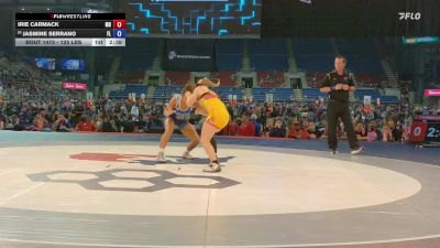 125 lbs Champ. Rd Of 64 - Irie Carmack, MD vs Jasmine Serrano, FL