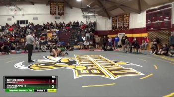 138 lbs Cons. Round 3 - Ryan Bennett, St. Edward vs Skyler King, Barnesville