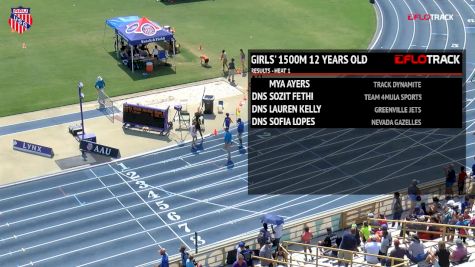 Girls' 1500m, Finals 2 - Age 12