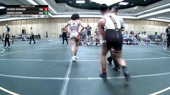 120 lbs Consi Of 32 #1 - Jayden Strauss, Texas vs Jaiden Javier, Dominate WC