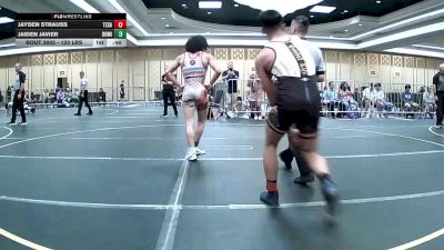 120 lbs Consi Of 32 #1 - Jayden Strauss, Texas vs Jaiden Javier, Dominate WC
