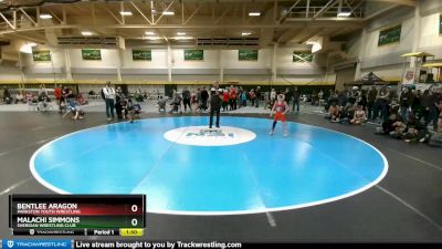 70 lbs 5th Place Match - Malachi Simmons, Sheridan Wrestling Club vs Bentlee Aragon, Parkston Youth Wrestling