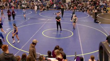 107 lbs Quarterfinal - Jasmine Brucato, Alexander vs Raelyn Diebel, Gowanda