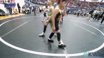 52 lbs Round Of 16 - Jaxxe Madrid, Chickasha Youth Wrestling vs Beckett Dingee, Newcastle Youth Wrestling