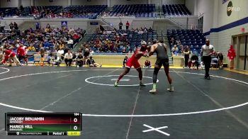 184 lbs Quarterfinal - Markis Hill, Emmanuel vs Jacoby Benjamin, Newberry