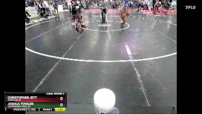 131 lbs Cons. Round 2 - Christopher Jett, Ithaca Sr HS vs Joshua Fowler, Lackawanna Trail Hs