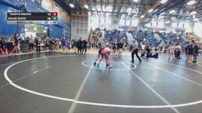115 lbs Champ. Round 2 - Khloe White, Unattached vs Eowyn Reeves, Unattached