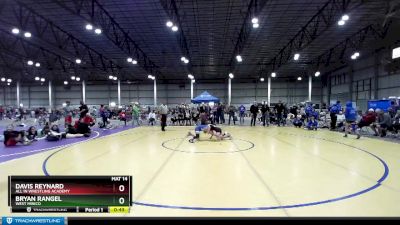 90 lbs Cons. Round 4 - Bryan Rangel, West Minico vs Davis Reynard, All In Wrestling Academy