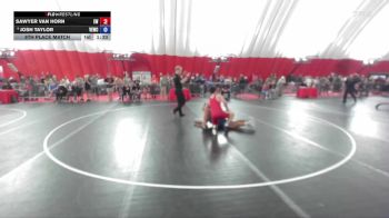 215 lbs 5th Place Match - Sawyer Van Horn, Ellsworth Wrestling vs Josh Taylor, Valley Elite Wrestling Club