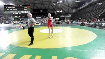Girls 3A 135 lbs Quarterfinal - Kylie Whitaker, Walla Walla (Girls) vs Shyla Weeks, Snohomish (Girls)