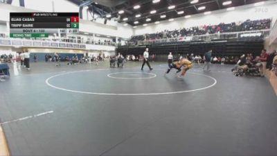 133 lbs Champ. Round 1 - Elias Casas, UNATTACHED vs Tripp Saire, Cerritos College