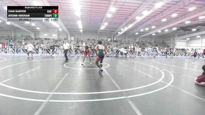 152 lbs Rr Rnd 2 - Cian Santos, CentralMD Red vs Storm Krokan, Triumph Blue