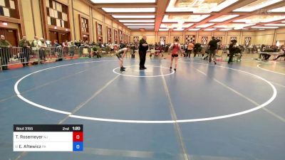 120 lbs Round Of 32 - Tristan Rosemeyer, Nj vs Ethan Aftewicz, Pa