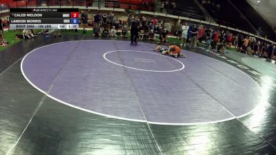 106 lbs Champ. Rd Of 16 - Caleb Weldon, Montana vs Landon Morris, Oregon