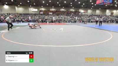 80 lbs Consi Of 8 #1 - Josiah Deonigi, Mat Demon Wrestling Club vs Rodney Piparo, Georgetown,CA