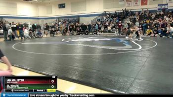 152 lbs Quarterfinal - Eli Davis, St. Michael-Albertville vs Ian Haueter, Apple Valley