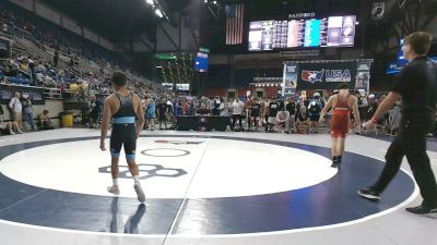 120 lbs Cons. Rd Of 64 - Mason Emerson, Idaho vs Emillio Peterson, Idaho