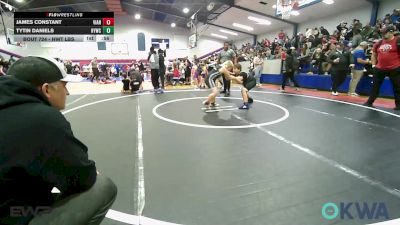 Rr Rnd 2 - James Constant, Vian Wrestling Club vs Tytin Daniels, Hilldale Youth Wrestling Club