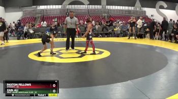 65 lbs Round 2 (8 Team) - Paxton Fellows, Dynasty vs Zain Ali, West Shore Wrestling Club