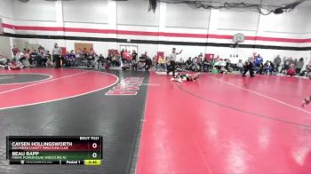 80 lbs Cons. Round 1 - Caysen Hollingsworth, Buchanan County Wrestling Club vs Beau Rapp, Pirate Powerhouse Wrestling Ac