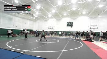 150 lbs Cons. Round 3 - Abraham Gomez, Cabrillo (Long Beach) vs Ayden Vergara, Ramona (Riverside)