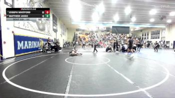 132 lbs Champ. Round 2 - Matthew Jasso, La Quinta vs Joseph Whitford, Santiago Corona