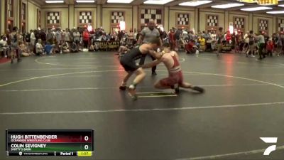 145 lbs Semifinal - Colin Sevigney, Smitty`s Barn vs Hugh Bittenbender, Oceanside Wrestling Club