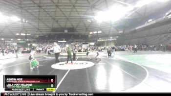 63 lbs Cons. Round 2 - Ashtin Moe, White River Hornets Wrestling Club vs Lula-May Hilliard, Twin City Wrestling Club