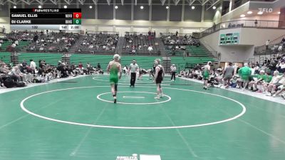 132 lbs Round 1 (16 Team) - Samuel Ellis, North Forsyth vs DJ Clarke, Buford HS