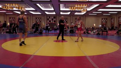 77 kg Semifinal - Glenn Rhees, Viking Wrestling Club (IA) vs Chad Walsh, New Jersey