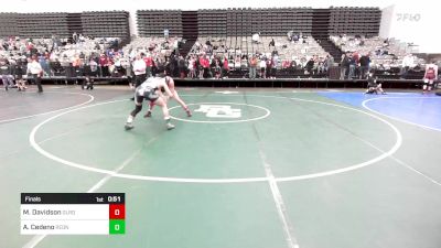 150-H2 lbs Final - Mac Davidson, Glen Ridge vs Antonio Cedeno, RedNose Wrestling School
