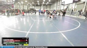 105 lbs Cons. Round 4 - Cashton Fred, Warriors Of Christ WOC- Wrestling vs Chance Shirley, COBRA ALL-STARS / Cobra Wrestling Systems LLC