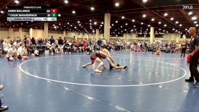 120 lbs Cons. Round 3 - Aiden Ballance, Elevate Wrestling Club vs Colin Waguespack, Bishop Wrestling