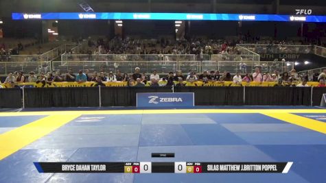 Silas Matthew J.Britton Poppel vs Bryce Dahan Taylor 2025 Pan Kids Jiu-Jitsu IBJJF Championship