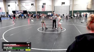 175 lbs Cons. Round 3 - Nathan Werner, Elkhorn Valley Wrestling Club vs Dylan Jack, Calhan Bulldogs