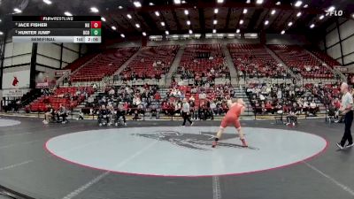 165 lbs Semifinal - Jace Fisher, Newman vs Hunter Jump, Central Oklahoma