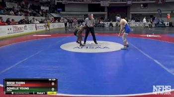 5A 120 lbs Cons. Round 1 - Donelle Young, Leeds vs Reese Thorn, Beauregard HS