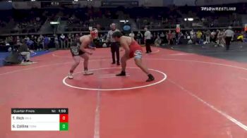 288 lbs Quarterfinal - Tyler Rich, Oklahoma Wrestling Academy vs Sean Collins, Terminator Wrestling Academy