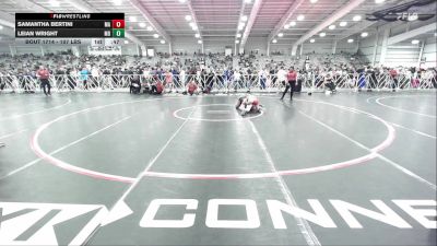 107 lbs Consi Of 32 #2 - Samantha Bertini, MA vs Leian Wright, MD