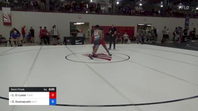 55 kg Semifinal - Christian Decatur-Luker, Thunder Shack vs Davian Guanajuato, Southern Illinois Regional Training Center