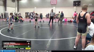 70 lbs Cons. Round 2 - Salem Griffin, Fort Payne Youth Wrestling vs Carter Tindall, Alexander City Youth Wrestling