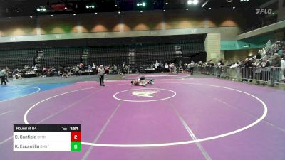 190 lbs Round Of 64 - Caleb Canfield, Crater vs Kyle Escamilla, Damonte Ranch