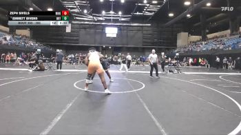 285 lbs Semifinal - Zeph Sivels, Midland (Neb.) vs Emmett Bivens, Wayland Baptist (Texas)