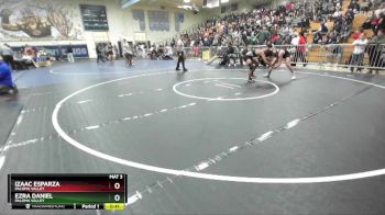 157 lbs Cons. Round 2 - Izaac Esparza, Paloma Valley vs Ezra Daniel, Paloma Valley