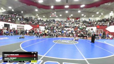 53 lbs 7th Place Match - Nash Probst, East Noble TUF vs Pavle Mercado, GGB