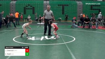 Match - Jack Coleman, Center Grove Wrestling Club vs Zach Roell, Milan Tribe