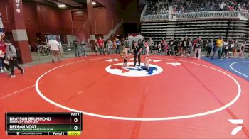 83 lbs Champ. Round 2 - Brayson Brummond, Windy City Wrestlers vs Deegan Vogt, Big Piney Pinners Wrestling Club