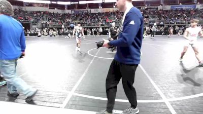 135 lbs Quarterfinal Brodie Smith Searcy Youth Wrestling vs Garrett Williams Choctaw