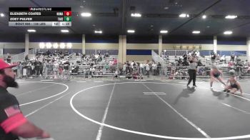 136 lbs Quarterfinal - Elizabeth Coates, Nomad Wrestling vs Zoey Pulver, Takedown Express